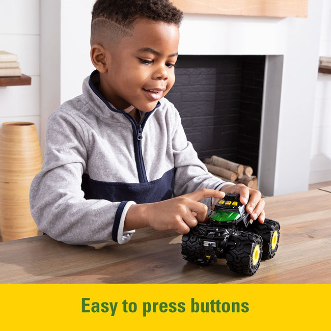 TOMY John Deere Monster Treads Lights & Sounds 6" Gator image number null