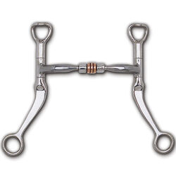Myler Flat Shank with Comfort Snaffle Copper Roller MB 03