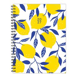 Willow Creek Press Weekly Softcover Planner - 6.5" x 8.5" - Lemon Zest - 2027