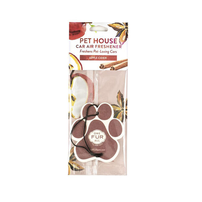 Pet House Candle Apple Cider Car Air Freshener image number null