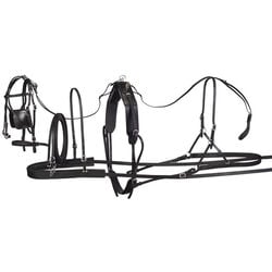 Tough1 Royal King Leather Pony Harness