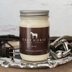 Grey Horse Candle Company Jar - High End Saddle