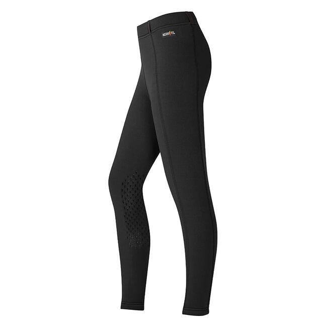 Kerrits Kids' Power Stretch Knee Patch Pocket Riding Tight - Black image number null