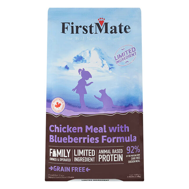 FirstMate Limited Ingredient Cat Food - Chicken Meal with Blueberries Formula image number null