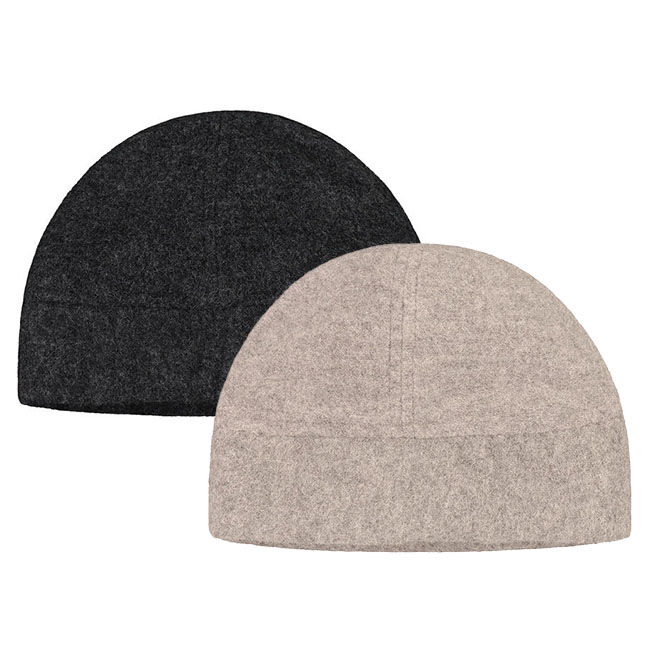Ruskovilla Unisex 100% Organic Merino Wool Fleece Beanie image number null