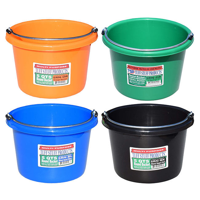 Tuff Stuff Pail - 5-Quart Capacity - Assorted Colors image number null