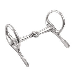 Weaver Equine Miniature Bit with 1-1/2" Rings & Half Cheeks