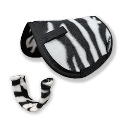 Crafty Ponies Toy Saddle Pad & Girth Cover - Zebra