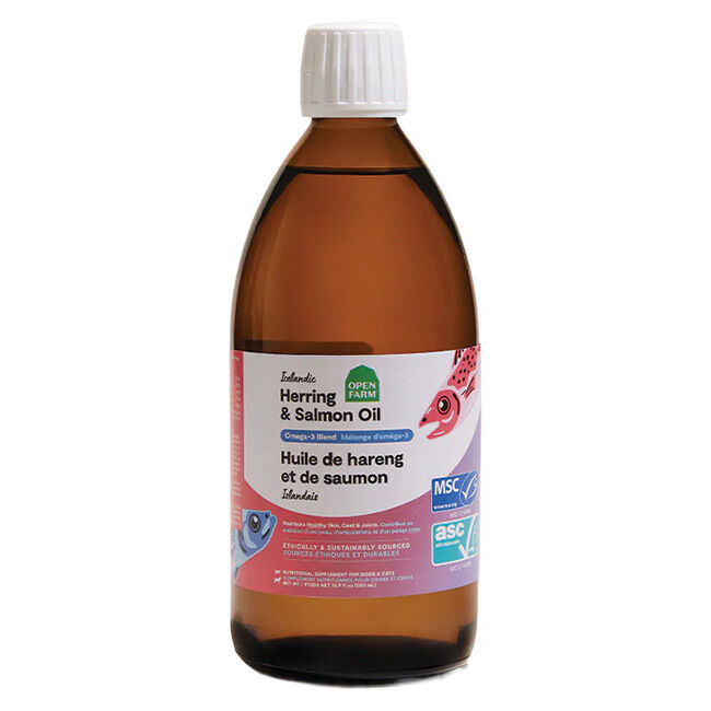 Open Farm Icelandic Herring & Salmon Oil for Dogs - 16.9 oz image number null