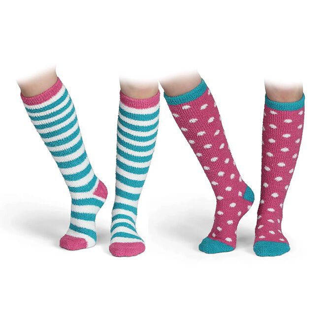 Shires Fluffy Socks - 2 Pairs image number null