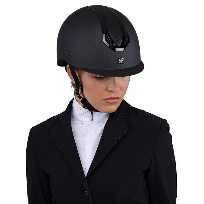 Shires Karben Marzia Standard Peak Helmet - Black image number null