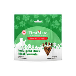 FirstMate Grain-Free Cat Treats - Indulgent Duck Meal Formula - 3 oz