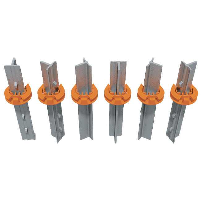 Dare LockJawz Universal T-Post Insulator - Black - 25-Pack image number null