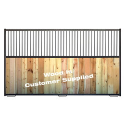 Behlen Country Modular Horse Stall - 12' Stall Panel with Bars