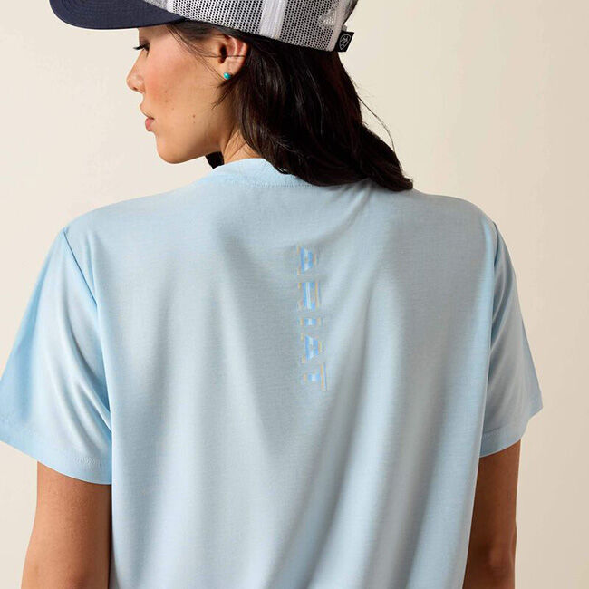 Ariat Women's Laguna Logo Shirt - Nantucket Breeze image number null