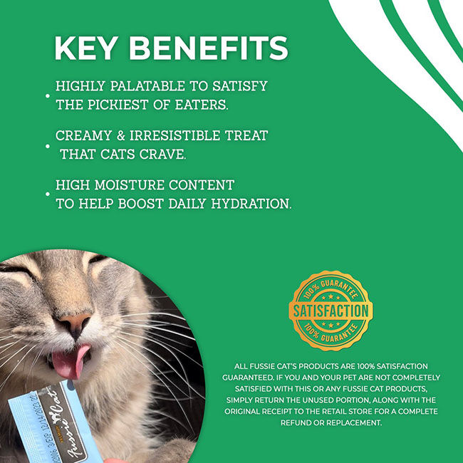 Fussie Cat Puree Treat 5-Flavor Variety Pack - Tuna - 50 Count image number null