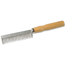 Jacks Manufacturing Mane & Tail Comb with Wood Handle