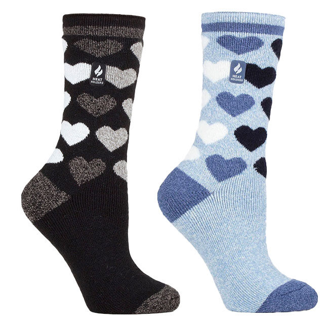 Heat Holders Women's Jennifer Lite Heart Crew Socks image number null