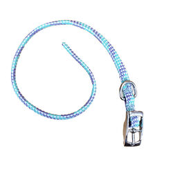 Triple E Small Braided Collar for Cats & Small Dogs - Mint/Lilac/White