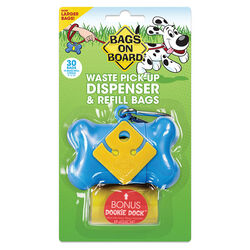 Bags on Board Waste Bag Dispenser - Bone - Blue