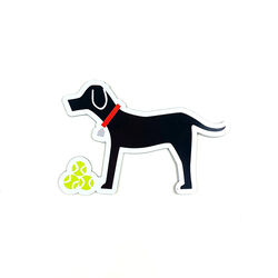 R. Nichols Die-Cut Magnet - Labrador