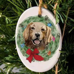 The Traveled Lane Ornament - Golden Retriever