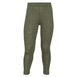 Engel Kids' Wool/Silk Blend Leggings - Olive