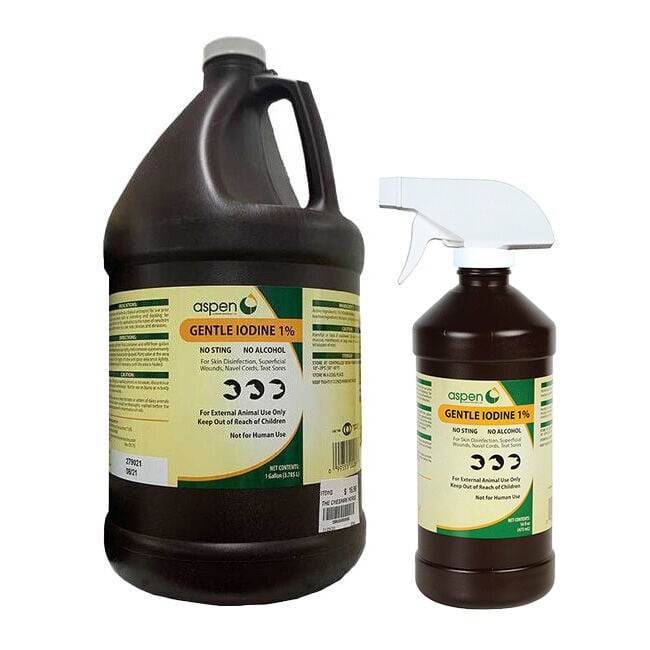 Aspen Veterinary Resources Gentle 1% Iodine image number null