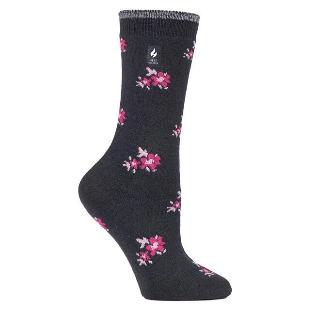 Heat Holders Women's Floral Ultra Lite Socks image number null