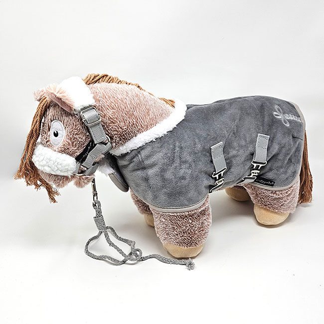Crafty Ponies Toy Deluxe Fleece Show Rug Set - Gray image number null