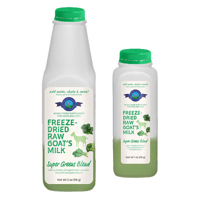 Shepherd Boy Farms Freeze-Dried Raw Goat's Milk - Super Greens Blend image number null