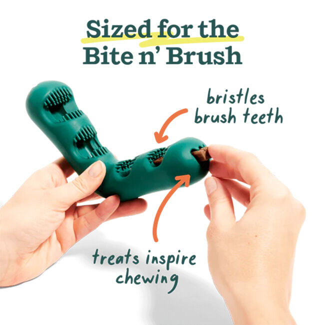 Woof Bite n' Brush Refill Treats - Chicken Recipe - 18-Pack image number null