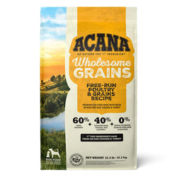 ACANA Wholesome Grains Dog Food - Free-Run Poultry & Grains Recipe