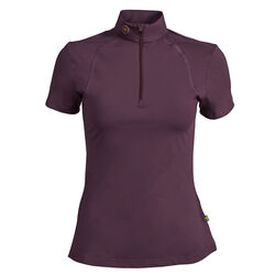 Back on Track Women's Inez Short Sleeve Top - Plum