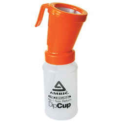 Ambic Non-Return Teat Dip Cup - Orange
