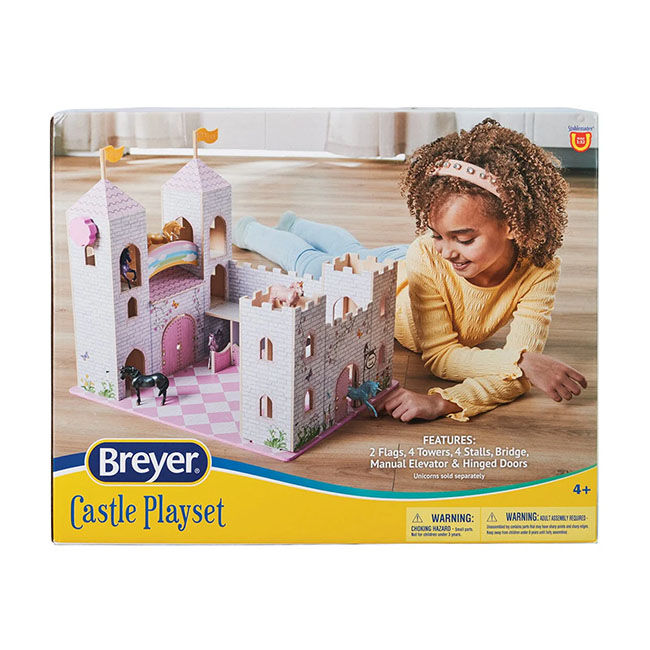 Breyer Unicorn Magic Castle Deluxe Wood Castle Playset image number null