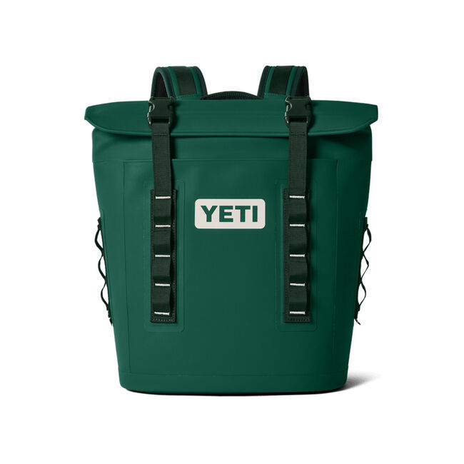 YETI Hopper M12 Soft Backpack Cooler - Black Forest Green image number null