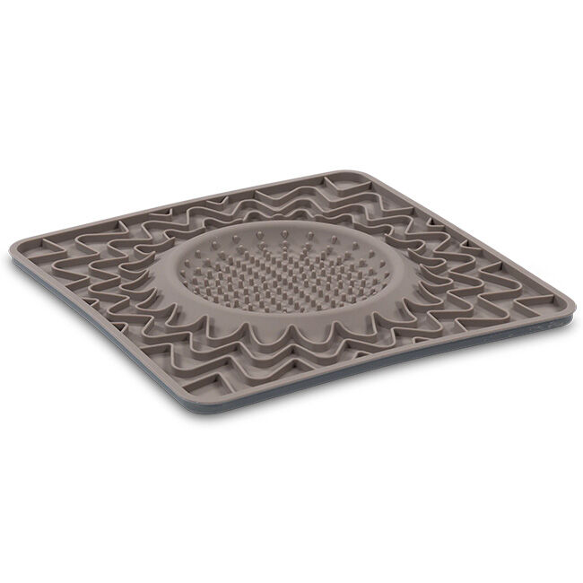 Messy Mutts 9.5" Framed Spill-Resistant Silicone Lick Mat & Bowl image number null