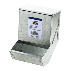 Pet Lodge Metal Small Animal Feeder with Metal Bottom & Lid