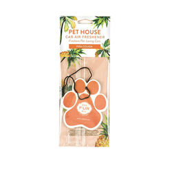 Pet House Candle Car Air Freshener - Pina Colada
