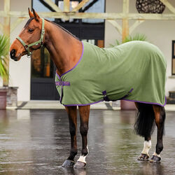 Horseware Amigo Fleece Cooler - Bramble/Winterberry/Taupe - Closeout
