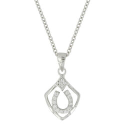 Montana Silversmiths Shielded in Horseshoes Necklace