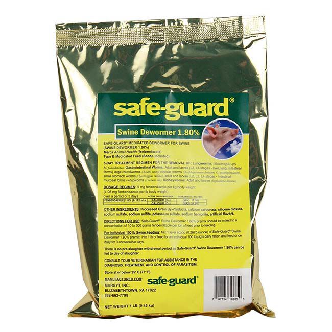 Merck Safe-Guard Swine Dewormer image number null