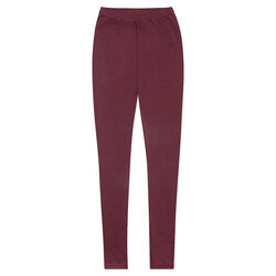 Engel Women's Wool/Silk Blend Leggings - Bordeaux