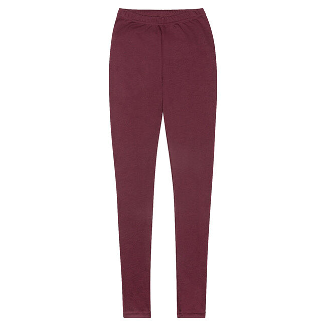 Engel Women's Wool/Silk Blend Leggings - Bordeaux image number null