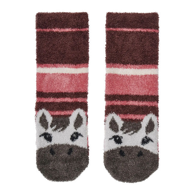 LeMieux Kids' Fluffy Character Socks - Andalusian Pony image number null