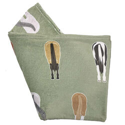 Kelley and Company Plush Throw Blanket - Horse Tails