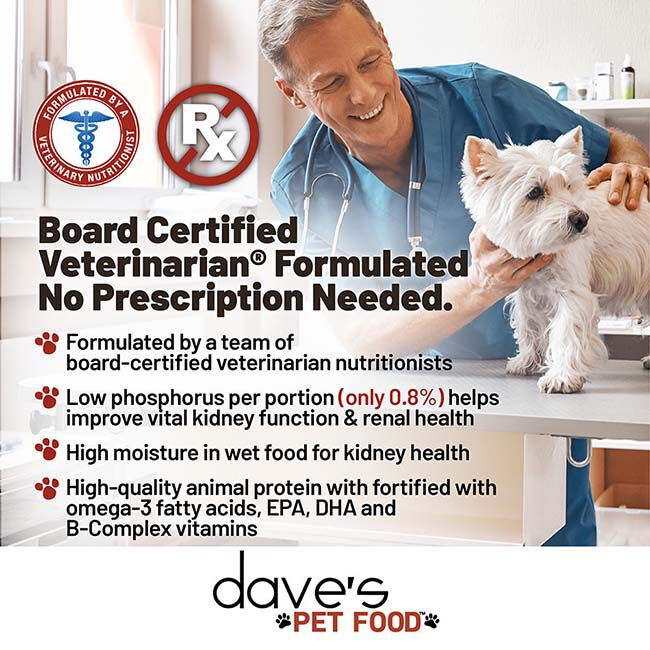 Dave's Pet Food Restricted Phosphorus & Protein Dog Food - Tuna Pate in Gravy - 13 oz image number null