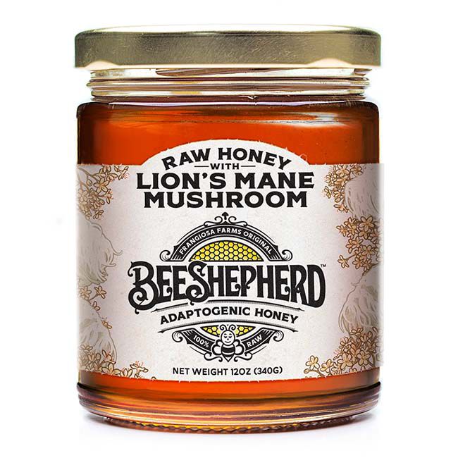 Bee Shepherd by Frangiosa Farms Raw Honey with Lion's Mane Mushroom - 12 oz image number null