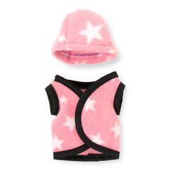 Crafty Ponies Toy Vest and Helmet Cover - Pink Star